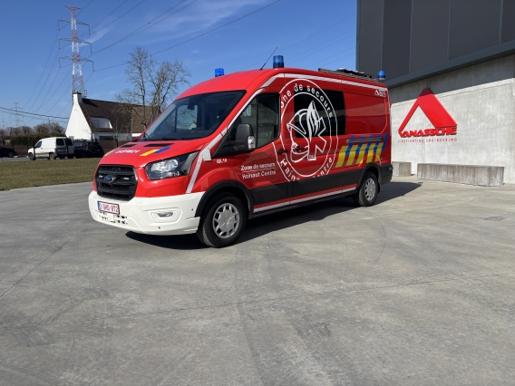 VÉHICULE DE BALISAGE - ZONE DE SECOURS HAINAUT-CENTRE