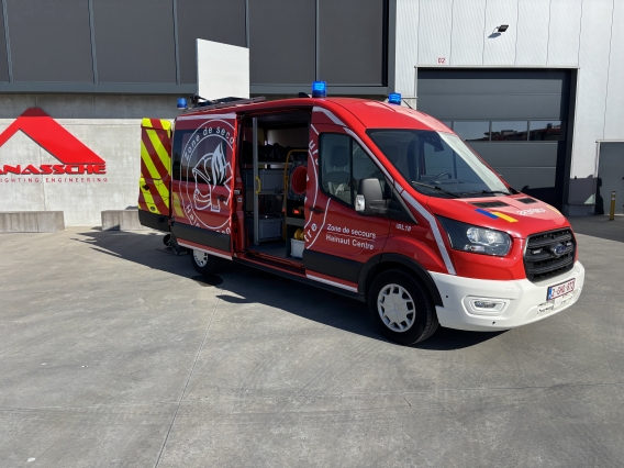 VÉHICULE DE BALISAGE - ZONE DE SECOURS HAINAUT-CENTRE